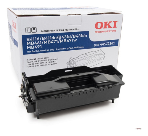 Unidad De Imagen Oki B411, 44574301, Drum, B431, Original