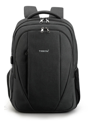 Mochila Executiva Para Viagem Trabalho Resistente Notebook Cor Preto