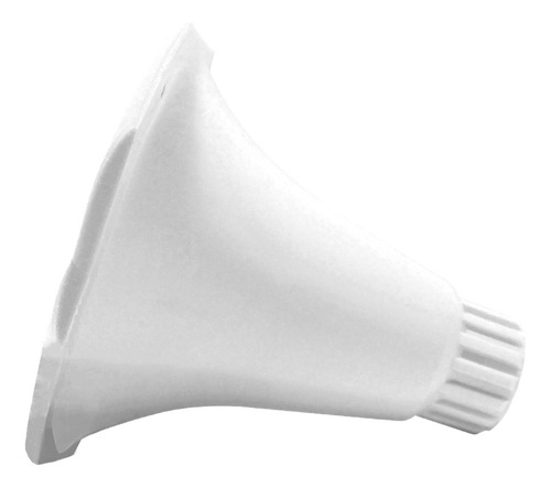 Imagen 2 de 5 de Corneta Para Driver Difusor Blanca Corta 1 Pulgada
