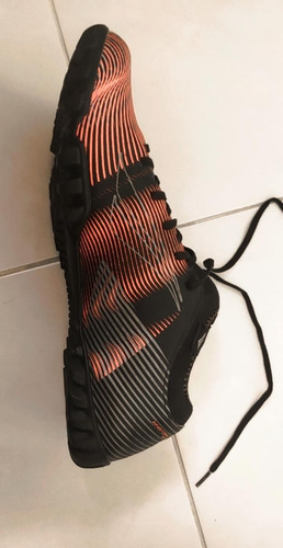 Chuteira Society Penalty Rx Ix - Laranja E Preto