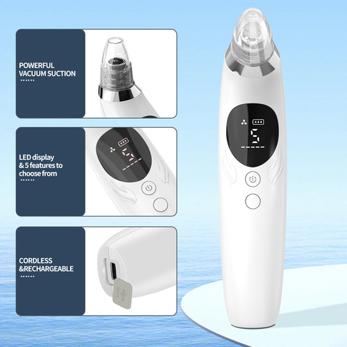 Extractor Eléctrico Limpiador De Poros De Succión De 69 Kpa