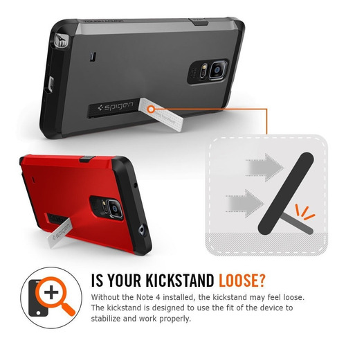 Samsung Galaxy Note 4 Spigen Tough Armor Carcasa Case