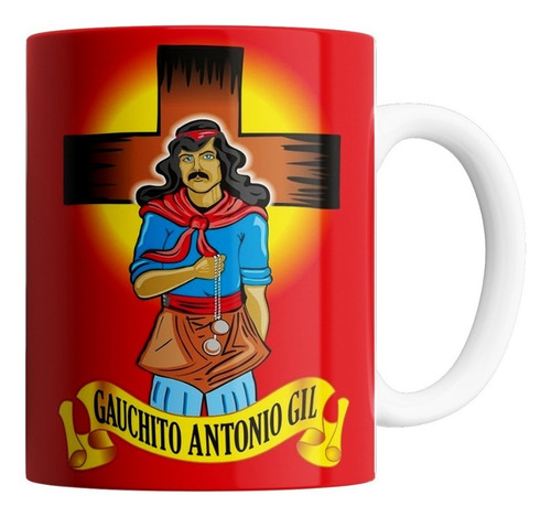 Taza De Ceramica Importada -  Gauchito Gil