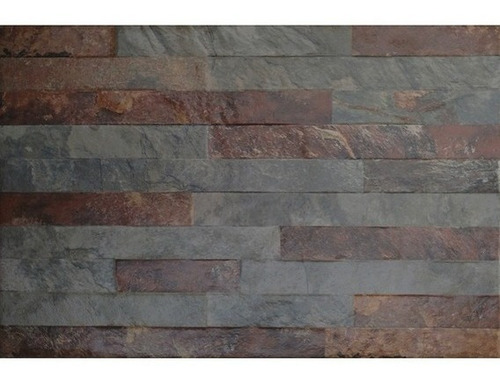 Cerámica Premium Símil Piedra Oxido 30x45 Cortines Deco