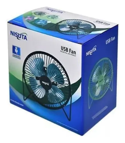 Ventilador Escritorio Usb Portatil De Metal 1 Velocidad Ref (Reacondicionado)