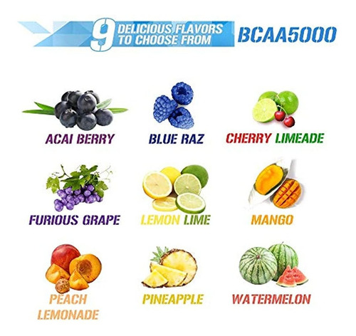 Nutrition Bcaa5000 Polvo De 5 Gramos De Bcaa Premium