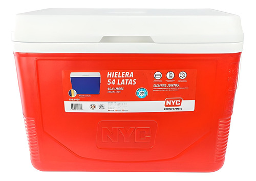 Hielera Marca Nyc 48 Qts Cooler 54 Latas 45.5 Litros