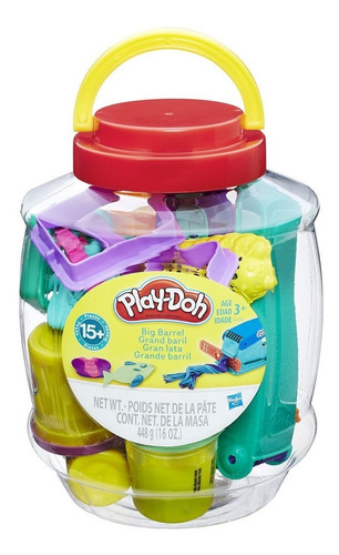 Play Doh Big Barrel Latas Y Accesorios 448 Gramos - Ingenio