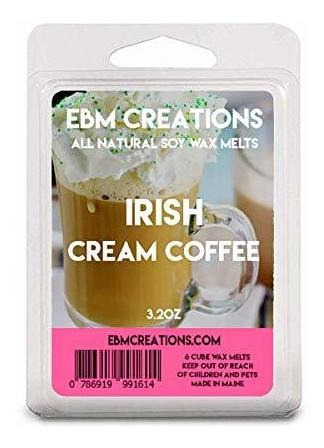 Irish Cream Coffee - Perfumado Toda La Cera De Soja Natural 