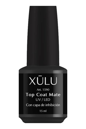 Imagen 1 de 3 de Top Coat Mate 15ml Uv/led Xulu Cosmeticos