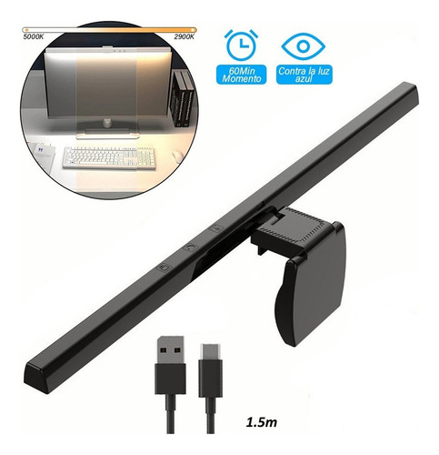 Barra De Luces Led Para Monitor De Computadora Con Carga Usb