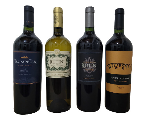 Combo Vinos Rutini Varietales Colección X 4 Botellas 