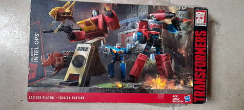 Boneco Transformers Platinum Edition Blaster (Usado)