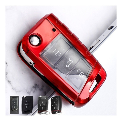 - Funda Llave Navaja Volkswagen Seat Tpu Cascara Protectora