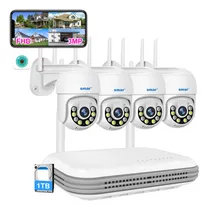 Comprar Kit De Camaras Videovigilancia 4 Wifi Camaras 3mp Disco 1tb