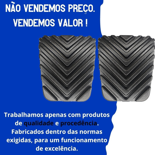 Par Capa Pedal Freio Embreagem Hb20 2012 2013 2014 2015 2019