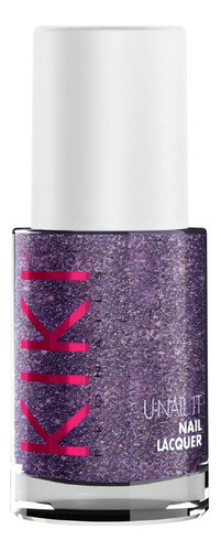 Esmalte Tradicional Para Uñas U-nail It Kiki 11ml Idraet Color Violet Flash