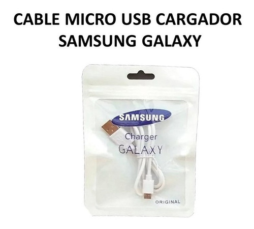 Cable Micro Usb Cargador Samsung Galaxy