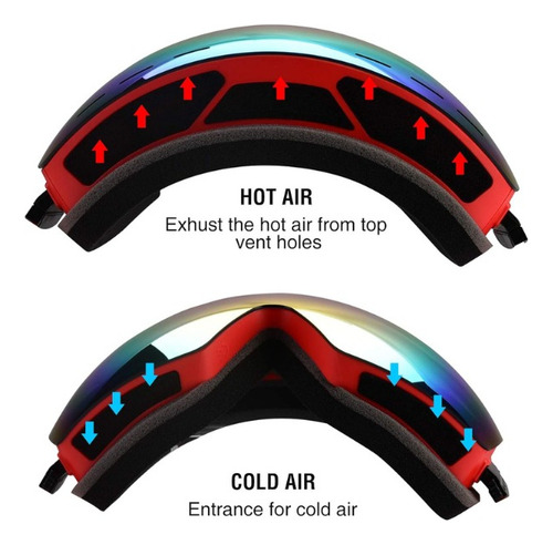 Antiparras Gafas De Nieve Ski Snowboard Antiniebla