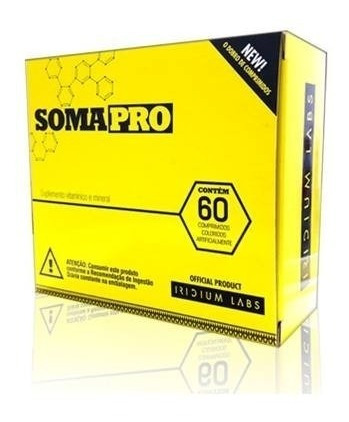 03 Cx Somapro Iridium Labs Original 60 Cps - Novo Somatodrol