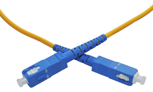 Cordão De Fibra Óptica Simplex Sm Sc/upc Sc/upc 3 Metros