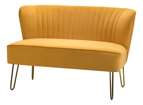 Sofa Zanzio Loveseat, Sofa De Terciopelo De Mediados De Sigl