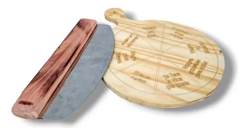 Bazzeff Set de Tablas para Picar. Corta y Rebana todo tipo de Alimentos.  Tabla Slice para Cocina de Madera Ecológica. Rebana Vegetales, Carne,  Fruta, Queso y más. Medidas de 19 X 28