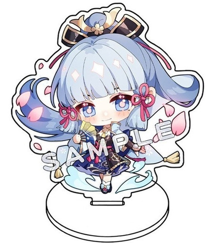 Figura Kamisato Ayaka Chibi Acrílico | Genshin Impact