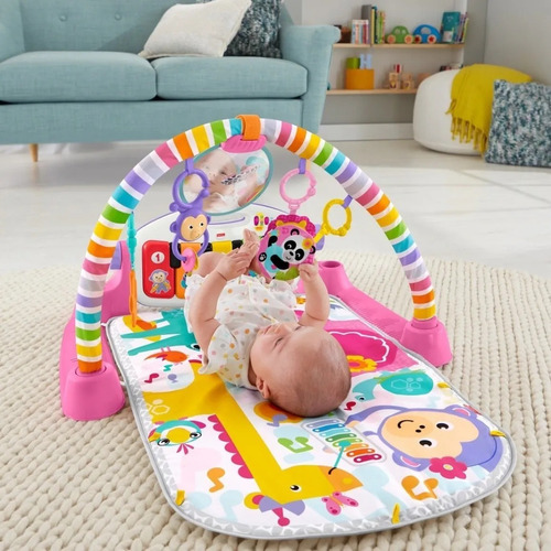 Gimnasio Piano Patadita Fisher Price Musica Luces Kick'nplay