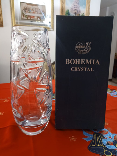 Florero Cristal De Bohemia Nuevo