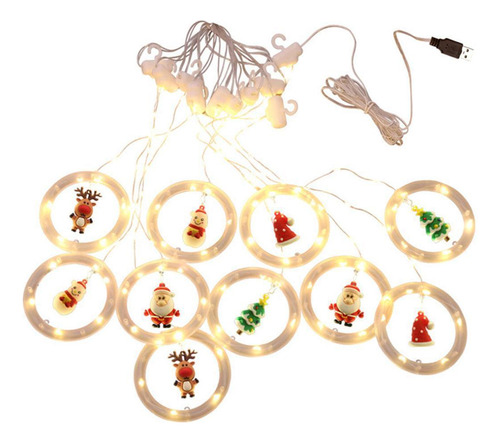 Luces Colgantes Navideñas Led Lámpara Decorativa De Cuerda