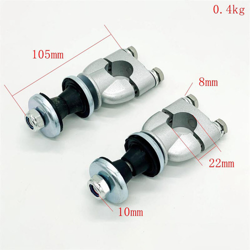 2 Uds Abrazadera Universal Para Elevadores De Manillar De