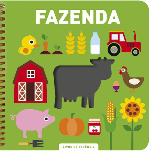 Fazenda, de Cultural, Ciranda. Série Livro de estêncil Ciranda Cultural Editora E Distribuidora Ltda., capa mole em português, 2017