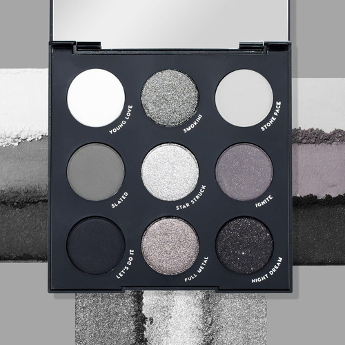 Paleta De Sombras Para Ojos Colourpop Blowin' Smoke Gris Oscuro