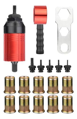 Remache Tuerca Taladro Adaptador Remachador Manual Para M12