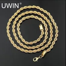 Uwin-cadena De Rapero De Hip Hop Para Hombre Y Mujer, Collar