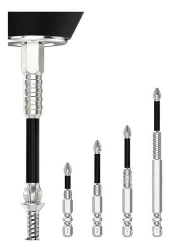 Destornillador De Bit Bits Bits De Impacto Cruzado 4pcs