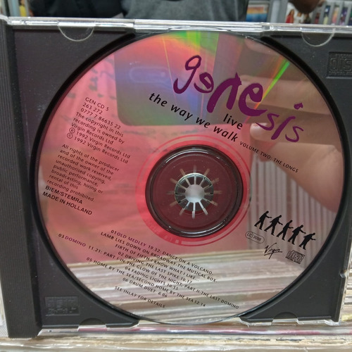 Imagen 3 de 3 de Genesis - Live - The Way We Walk Vol 2 Cd Importado Ned