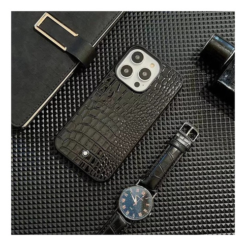 L Capa Protetora Preta Zs Montblanc Para iPhone 2024