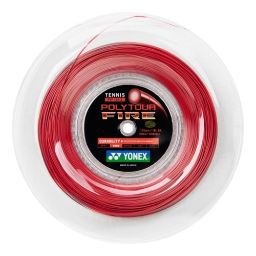 Yonex - Rollo Cuerda De Polytour Fire 1.20 Mm.