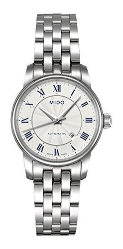 Mido Baroncelli Dama - Reloj Automatico Suizo Blanco M760042