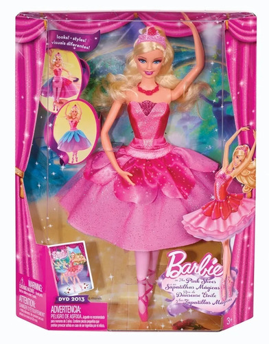 Barbie  Bailarina Zapatillas Magicas Mattel