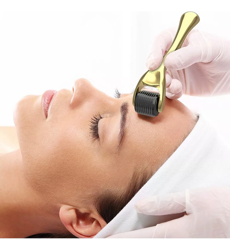 Dermaroller Barba 0,5 Mm Facial Cabello O Rodillo Para Barba