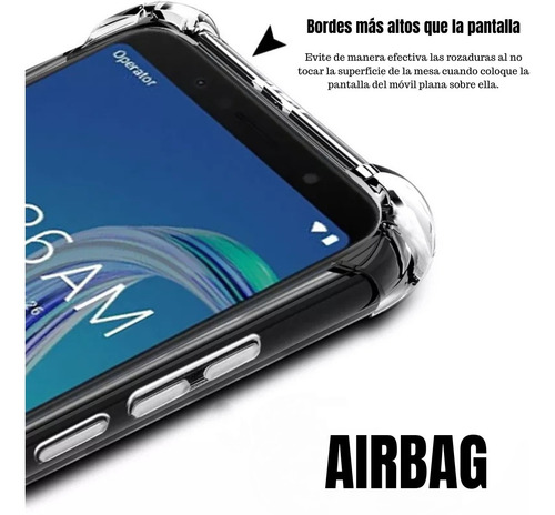 Imagen 9 de 10 de Case Funda Transparente Airbag Para Samsung A32 5g/ A52s