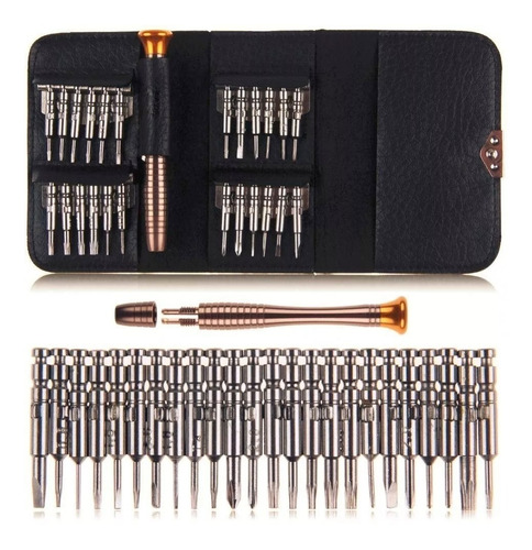 Kit Destornilladores Precisión 24 Puntas Acero Alta Calidad