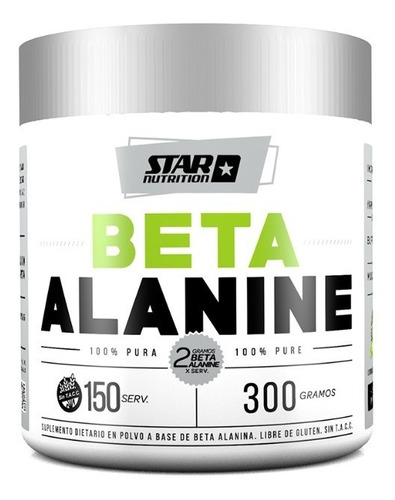 Beta Alanine 100 % Pure X 300 Grs - Star Nutrition