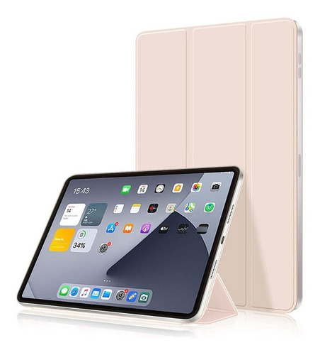 Smart Folio Para iPad Pro 11 2021 A2377 A2459 Case Pink