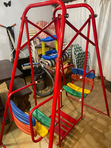 Hamaca Gemela Grande Ploppy 83 De Juegosol Para Niños Rojo (Usado)