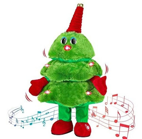 Imagen 1 de 6 de Juguete De Peluche Eléctrico Para Árbol De Navidad, Juguet