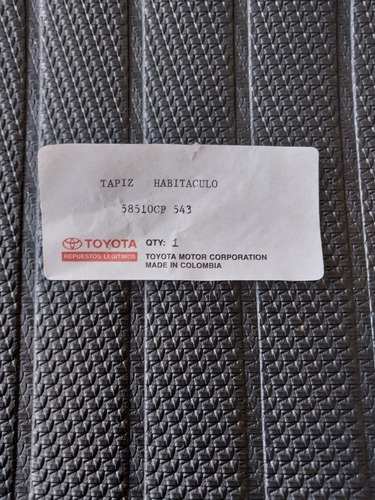 Alfombra Piso Toyota Meru 100% Original